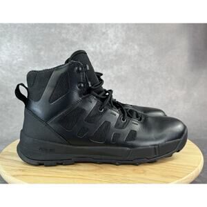 Danner Dromos Boots Sz 9.5D Black Nylon Police Mountain Hiking 6” Distress